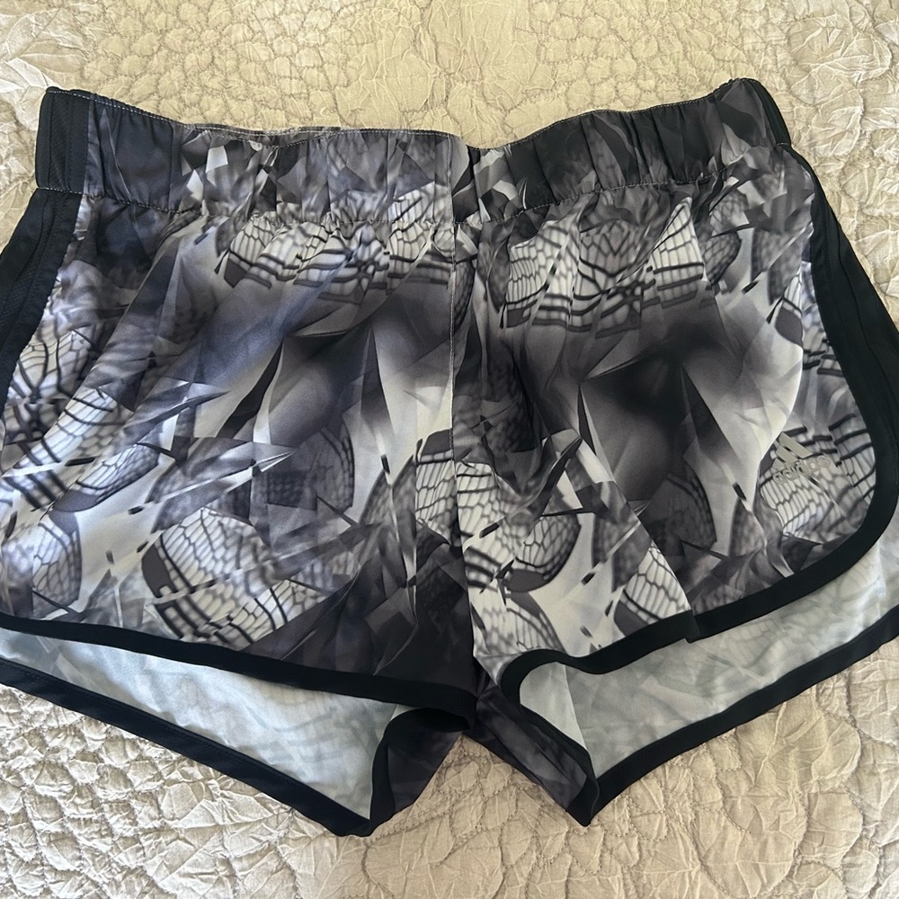 Adidas Monochrome Patterned Shorts
